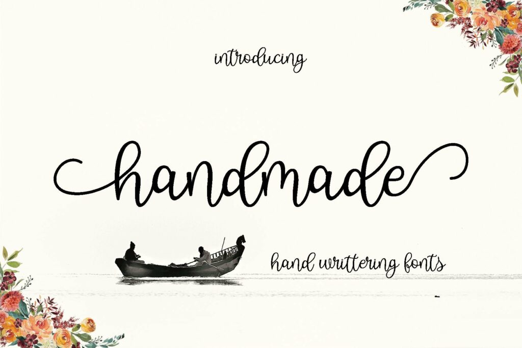 handmade Script Poster 4