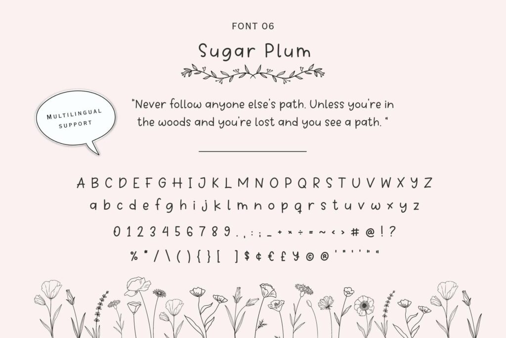 Handwriting Font Bundle Poster 2