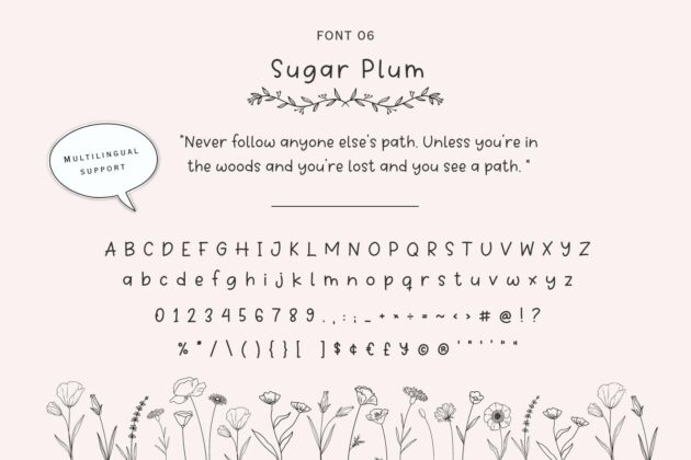 Handwriting Font Bundle Poster 2