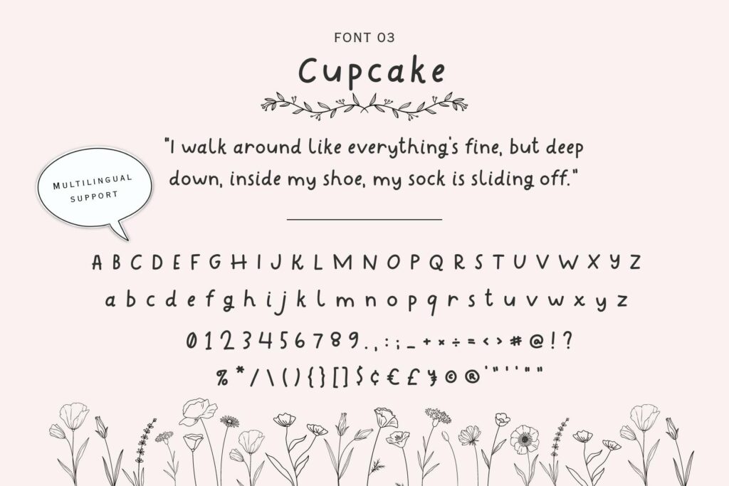 Handwriting Font Bundle Poster 3