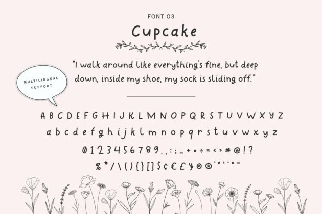 Handwriting Font Bundle Poster 3