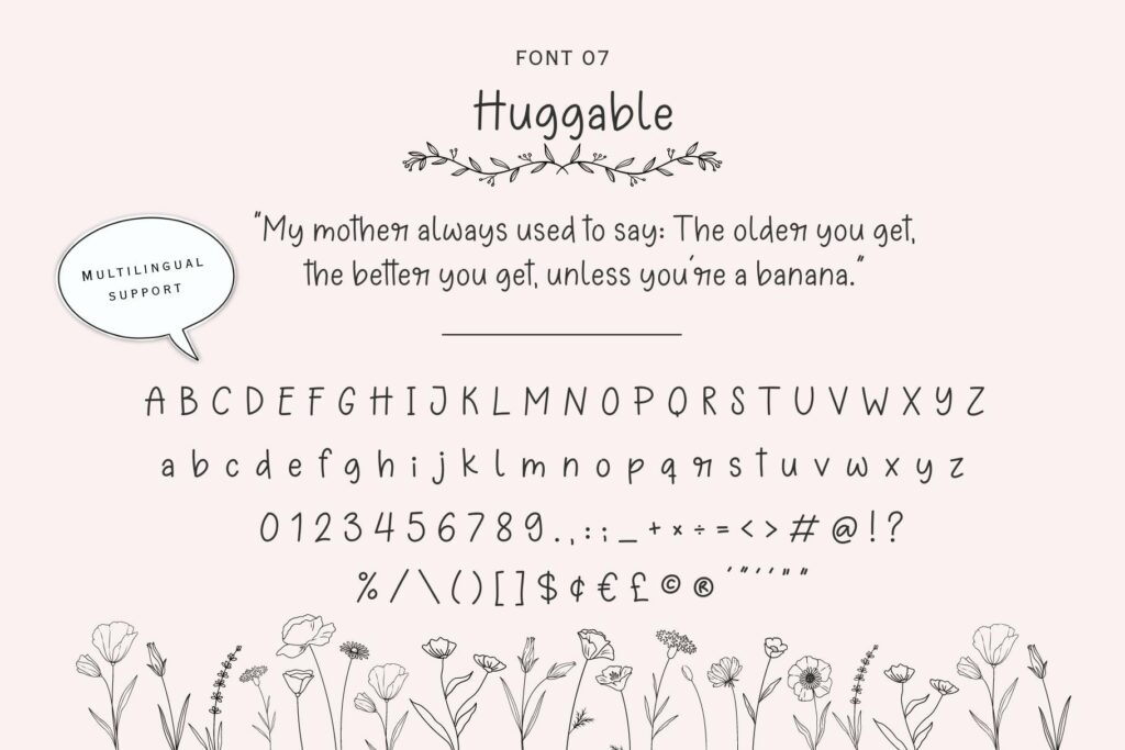 Handwriting Font Bundle Poster 5