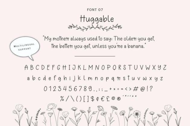 Handwriting Font Bundle Poster 5