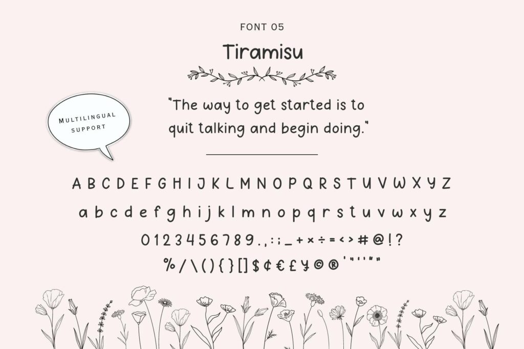 Handwriting Font Bundle Poster 6