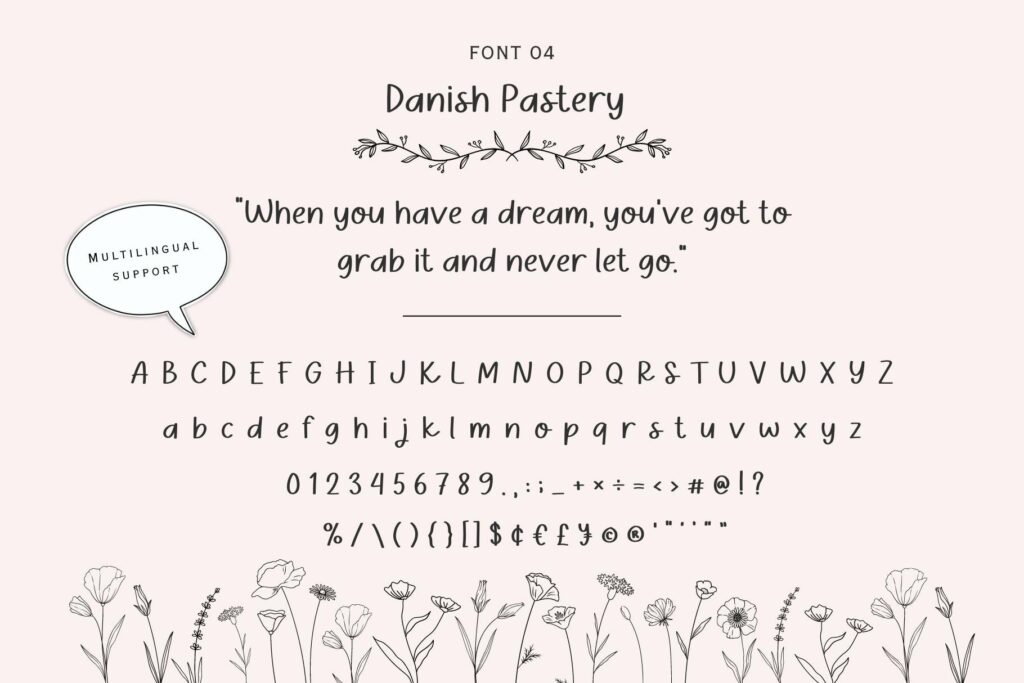 Handwriting Font Bundle Poster 7