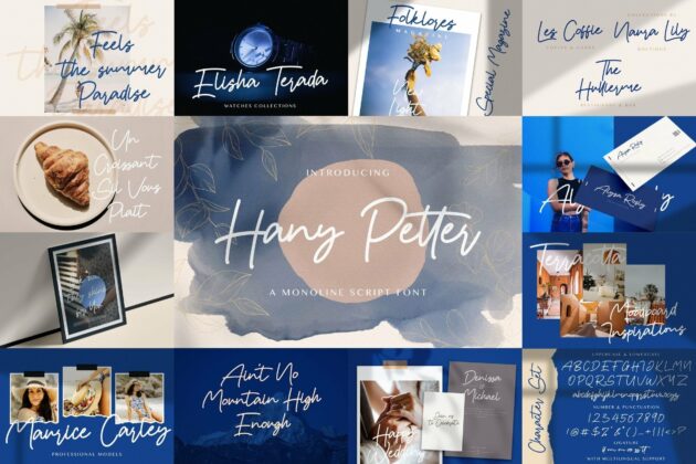 Handwritten Font Bundle Vol 1 Poster 4
