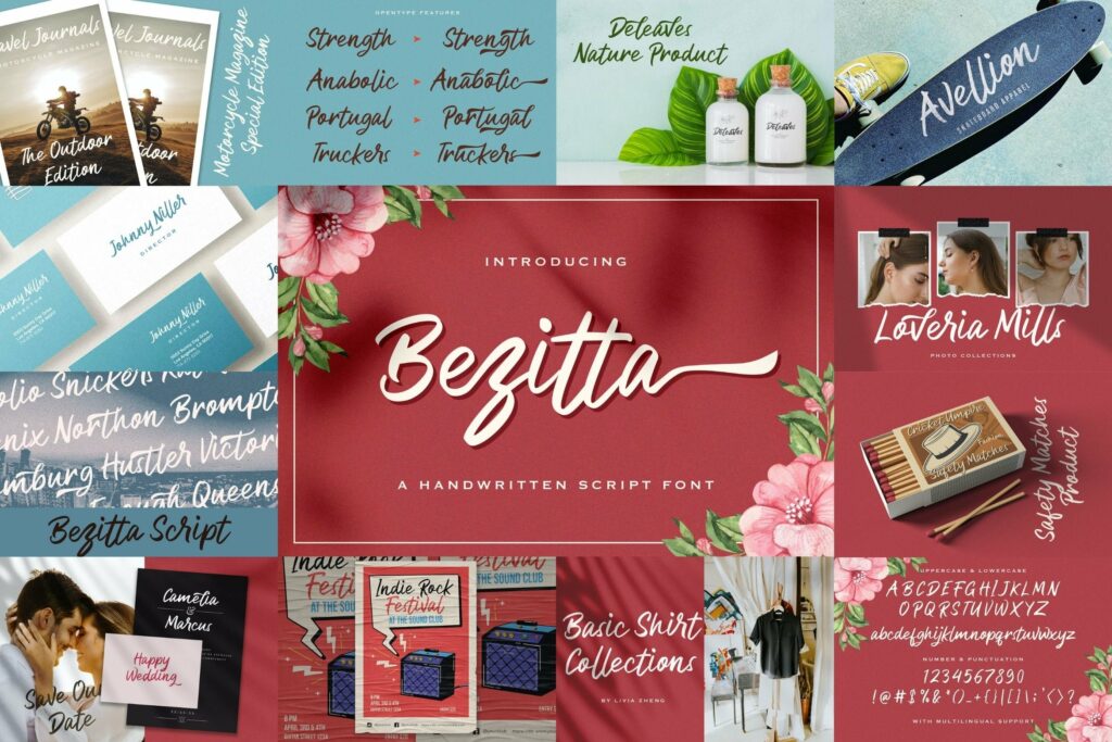 Handwritten Font Bundle Vol 1 Poster 6