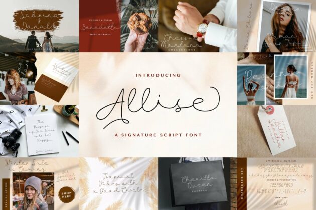 Handwritten Font Bundle Vol 10 Poster 1