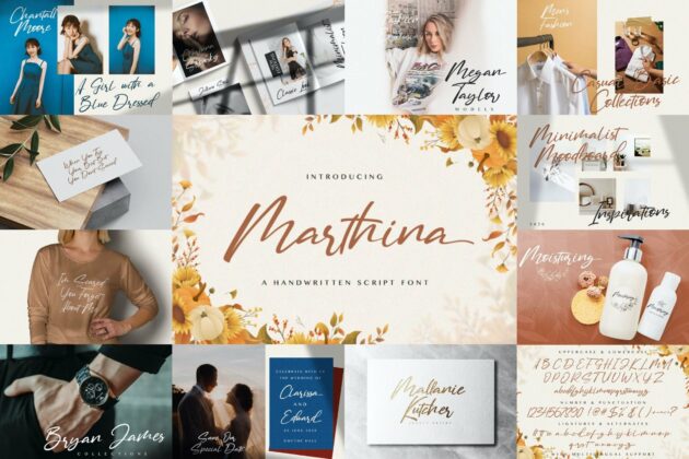 Handwritten Font Bundle Vol 10 Poster 9