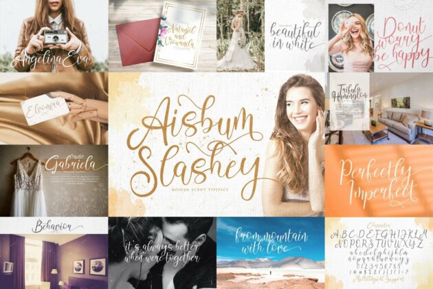 Handwritten Font Bundle Vol 11 Poster 1