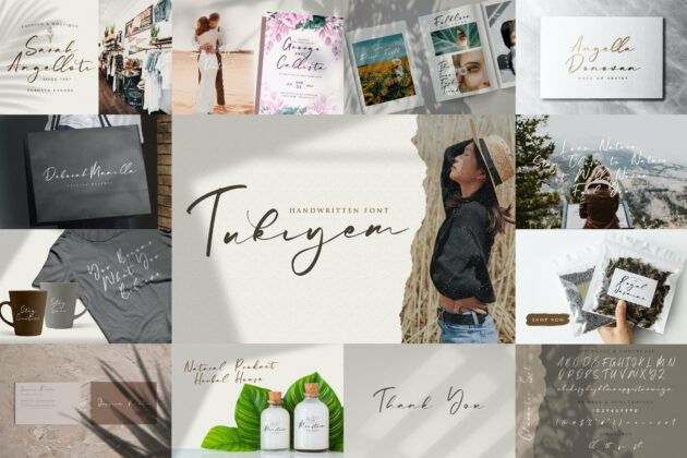 Handwritten Font Bundle Vol 11 Poster 2