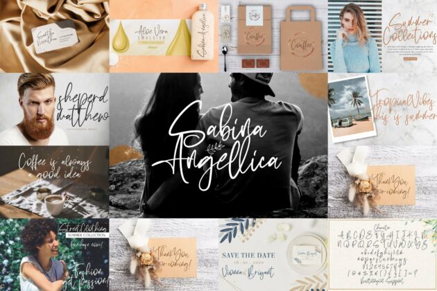 Handwritten Font Bundle Vol 11 Poster 8