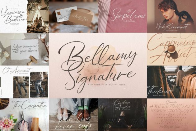 Handwritten Font Bundle Vol 13 Poster 2