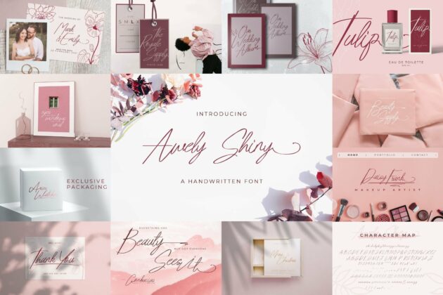 Handwritten Font Bundle Vol 13 Poster 3