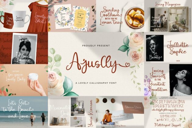 Handwritten Font Bundle Vol 13 Poster 4