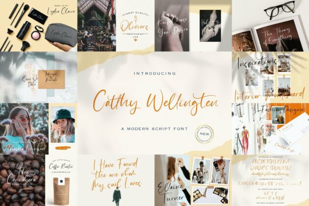Handwritten Font Bundle Vol 13 Poster 5