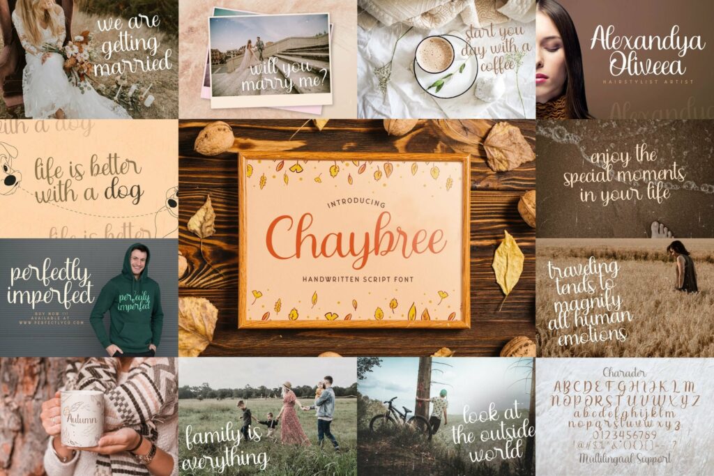 Handwritten Font Bundle Vol 14 Poster 2