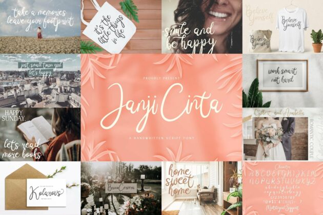 Handwritten Font Bundle Vol 14 Poster 3