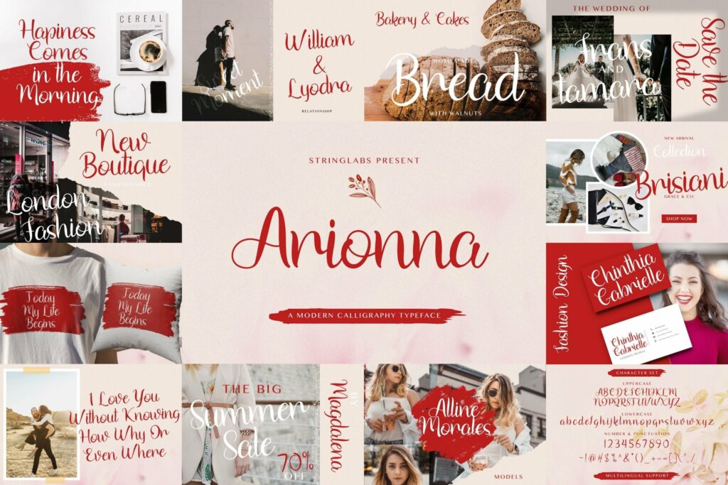 Handwritten Font Bundle Vol 14 Poster 5
