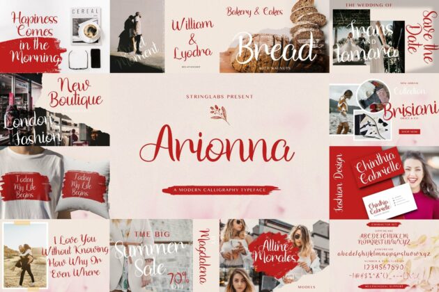 Handwritten Font Bundle Vol 14 Poster 5