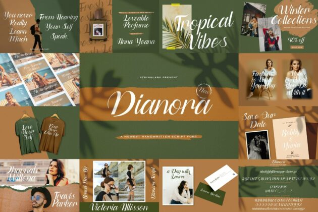 Handwritten Font Bundle Vol 14 Poster 8