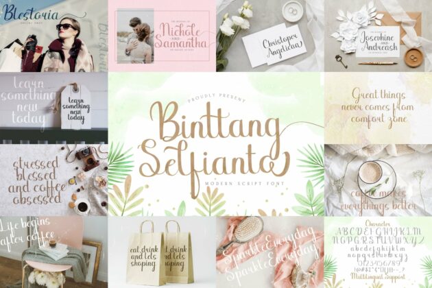 Handwritten Font Bundle Vol 14 Poster 9