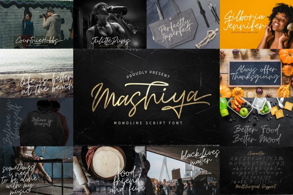 Handwritten Font Bundle Vol 15 Poster 2