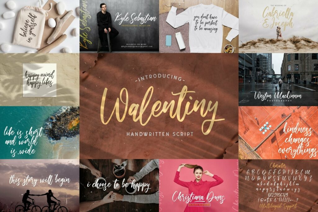 Handwritten Font Bundle Vol 15 Poster 3