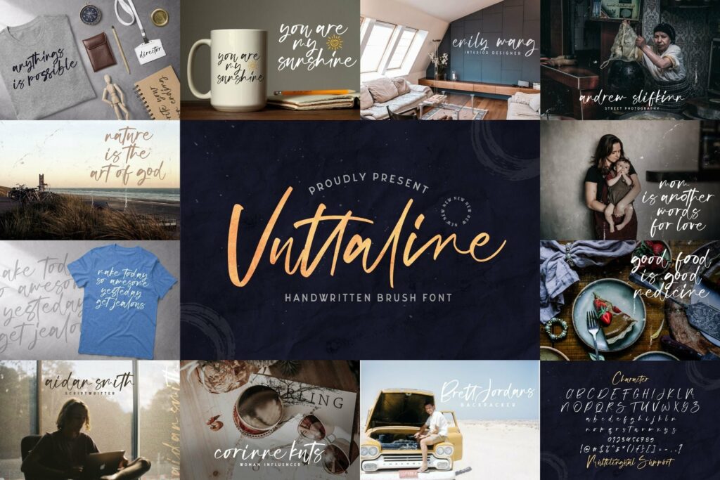 Handwritten Font Bundle Vol 15 Poster 6