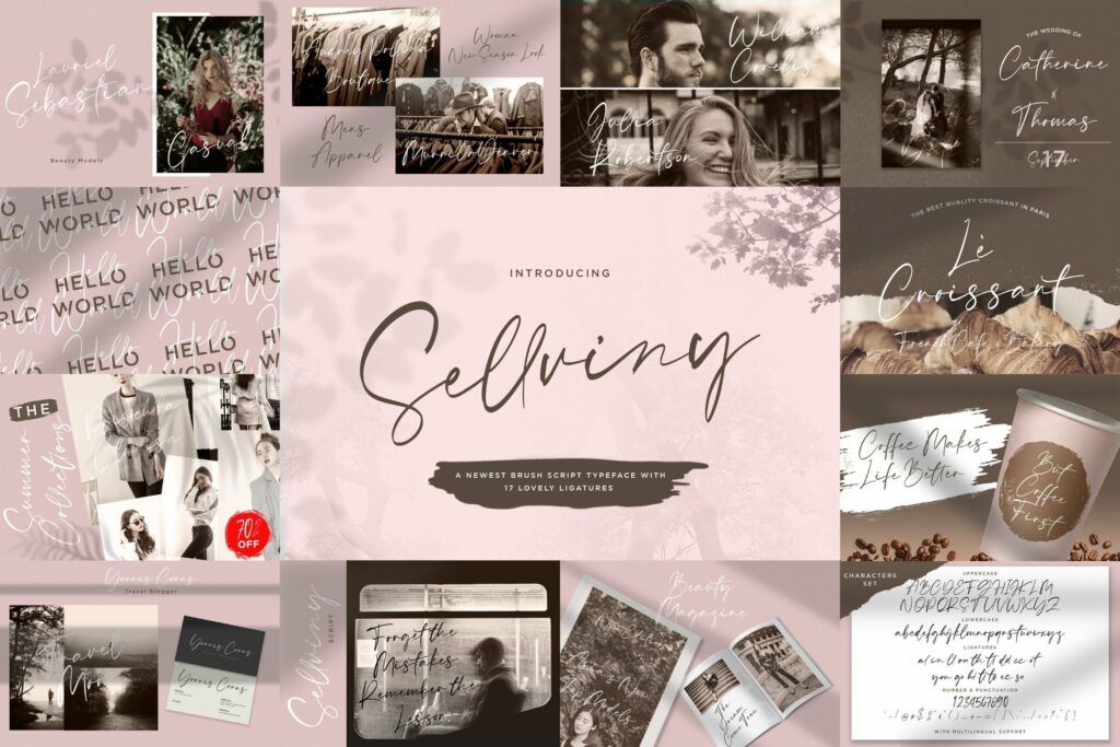 Handwritten Font Bundle Vol 15 Poster 8