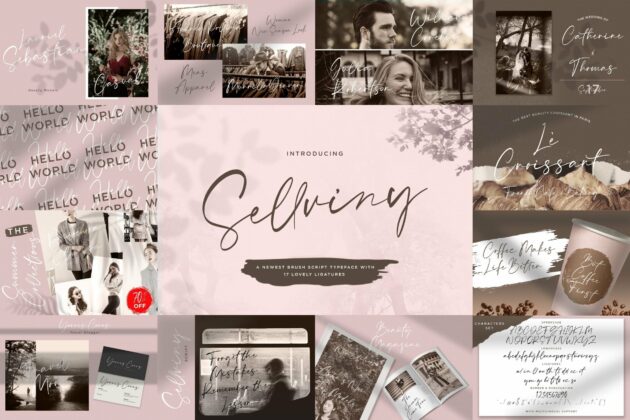 Handwritten Font Bundle Vol 15 Poster 8