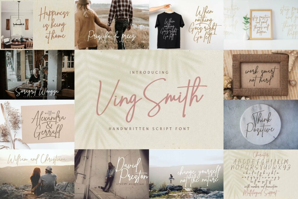 Handwritten Font Bundle Vol 16 Poster 1