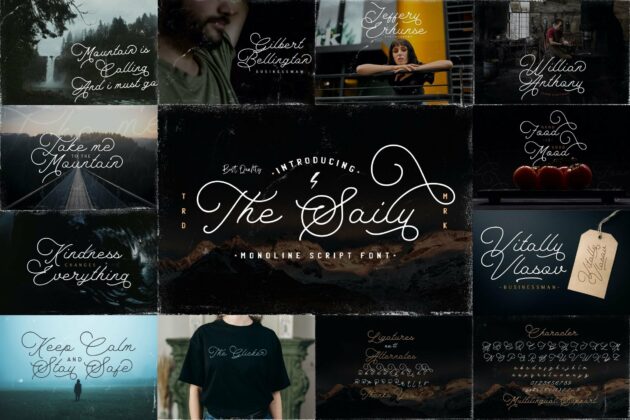 Handwritten Font Bundle Vol 16 Poster 3