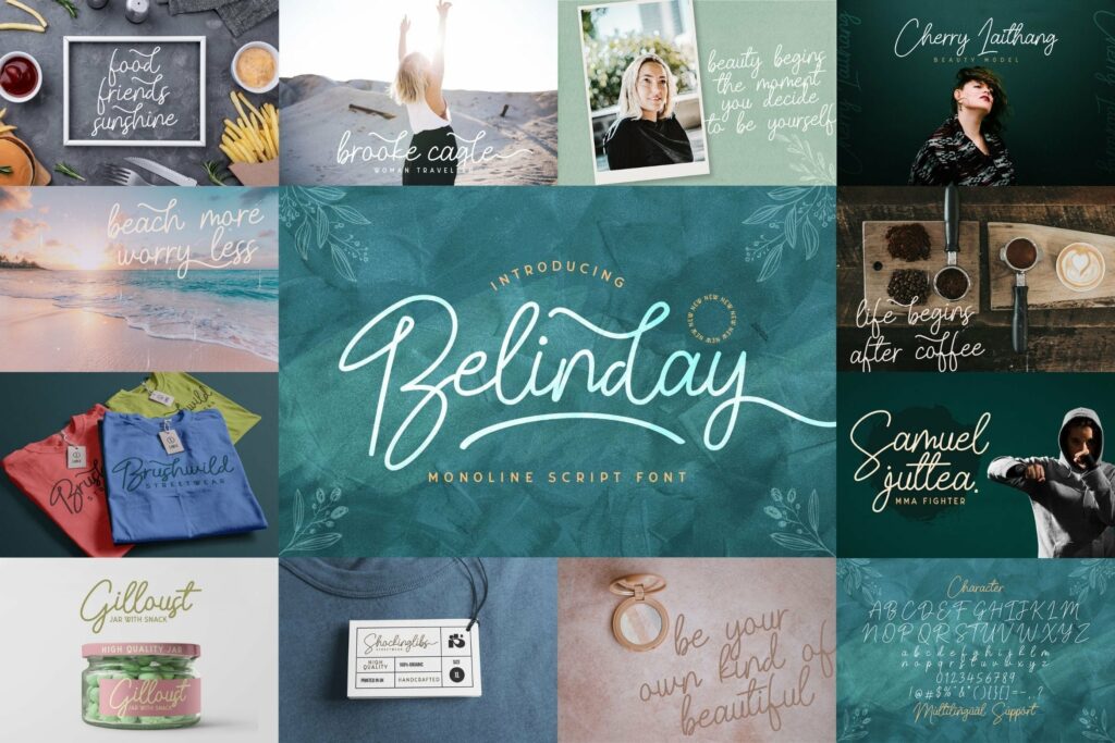 Handwritten Font Bundle Vol 16 Poster 4