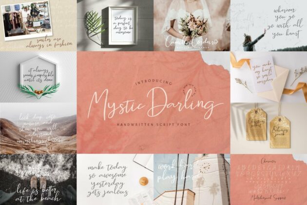 Handwritten Font Bundle Vol 16 Poster 6