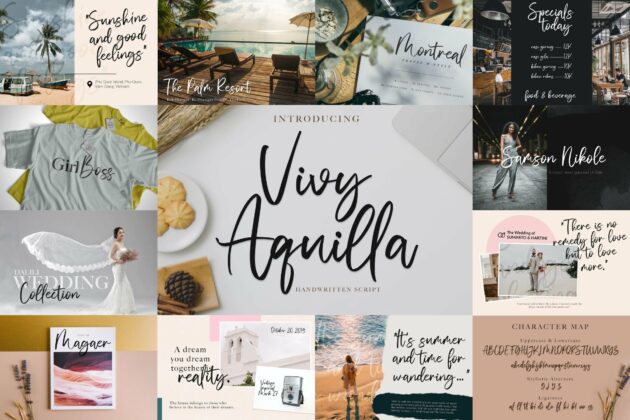 Handwritten Font Bundle Vol 16 Poster 8