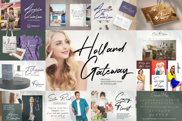 Handwritten Font Bundle Vol 17 Poster 2