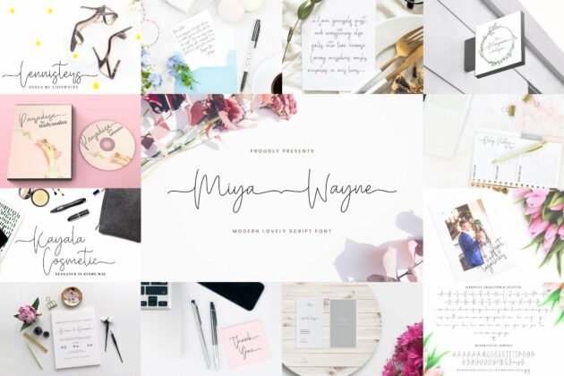Handwritten Font Bundle Vol 17 Poster 3