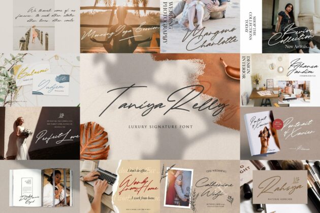 Handwritten Font Bundle Vol 17 Poster 6