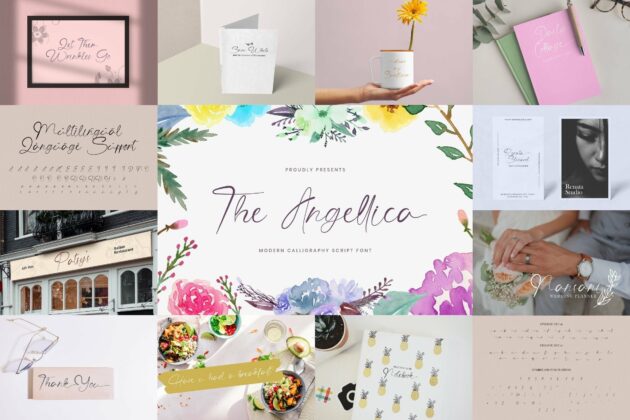 Handwritten Font Bundle Vol 17 Poster 7