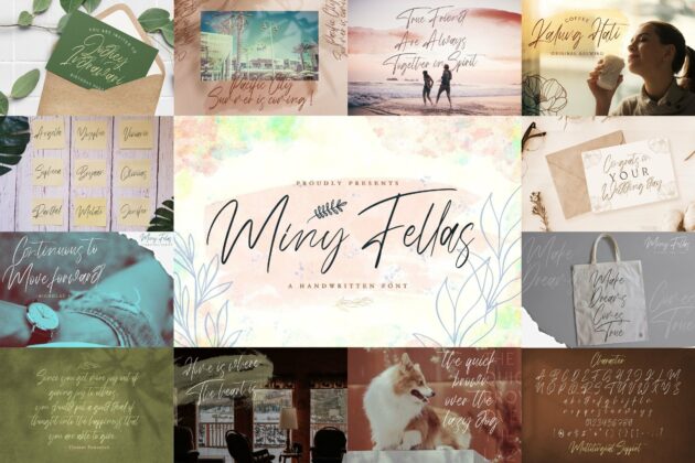 Handwritten Font Bundle Vol 17 Poster 8