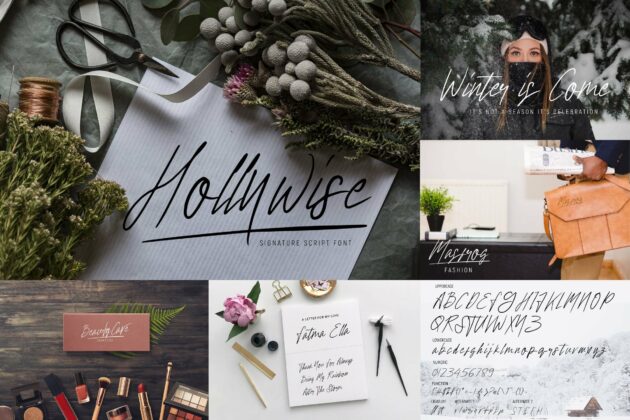 Handwritten Font Bundle Vol 18 Poster 5