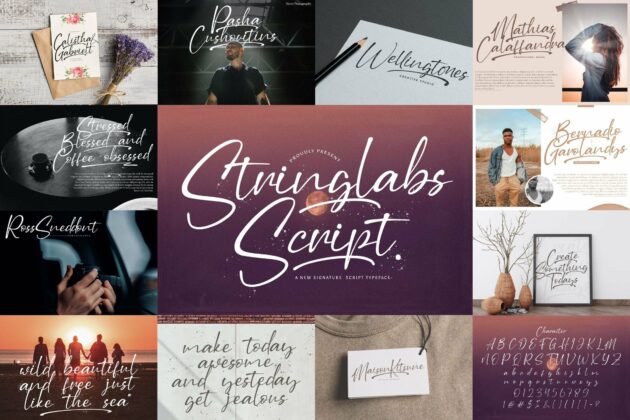 Handwritten Font Bundle Vol 18 Poster 7