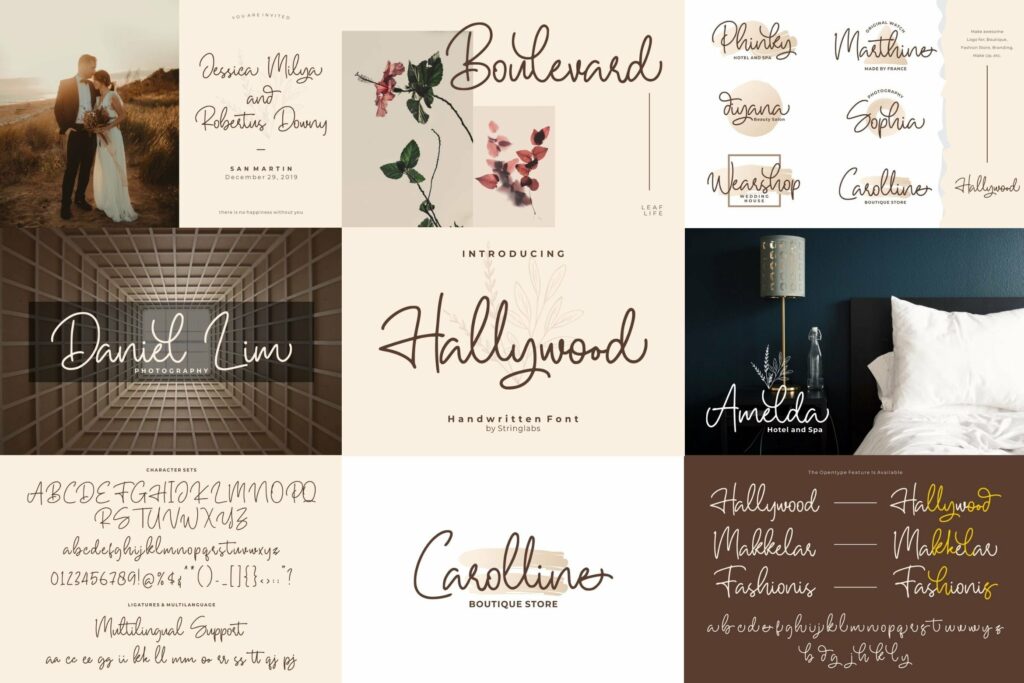 Handwritten Font Bundle Vol 18 Poster 8