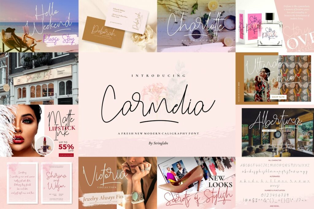 Handwritten Font Bundle Vol 18 Poster 9