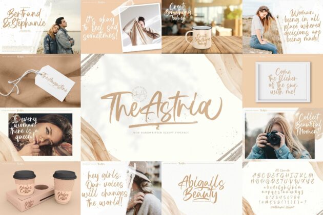 Handwritten Font Bundle Vol 2 Poster 4