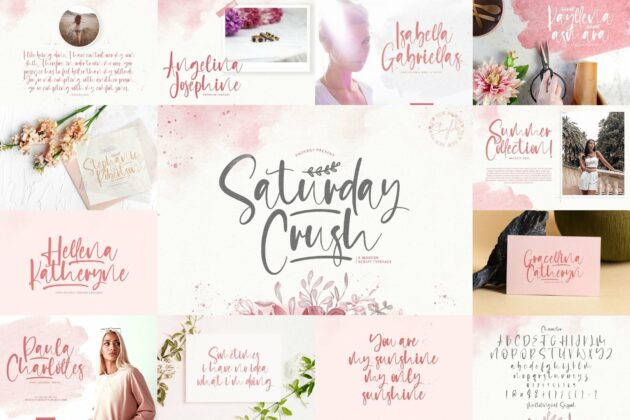 Handwritten Font Bundle Vol 2 Poster 6