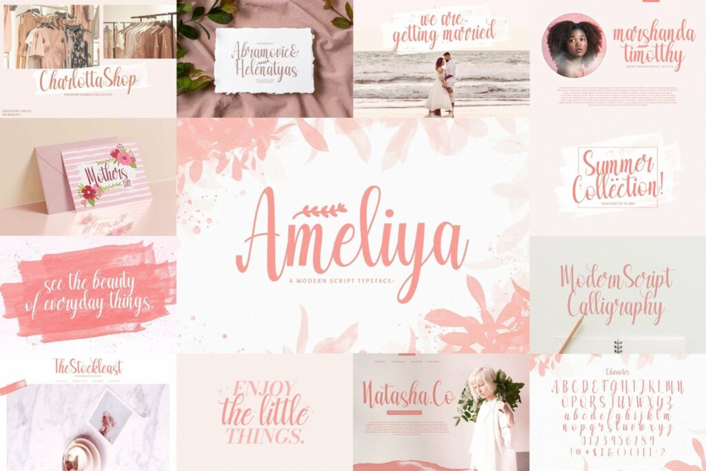Handwritten Font Bundle Vol 2 Poster 7
