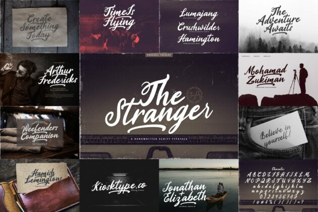 Handwritten Font Bundle Vol 2 Poster 8