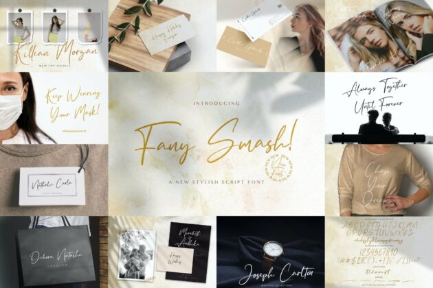 Handwritten Font Bundle Vol 3 Poster 5